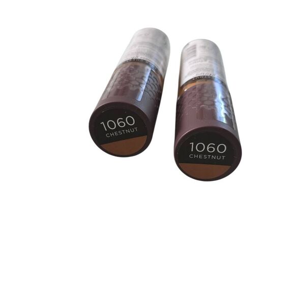 Burt's Bees Goodness Glows Liquid Foundation Makeup 1060 Chestnut Set of 2 - Picture 4 of 5